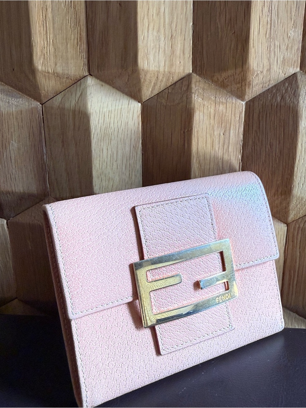 Fendi FF Baguette Compact Trifold